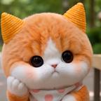 树上一只猫头像