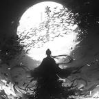 水墨头像