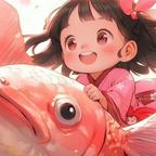 被财神爷包围的小葡萄头像