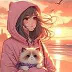 我的三花猫头像