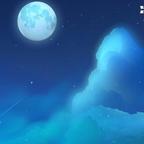 星空与银月头像