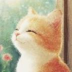 开开心心小橘猫头像