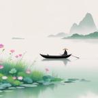 水墨细雨头像