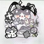 灰色爱猫咪头像
