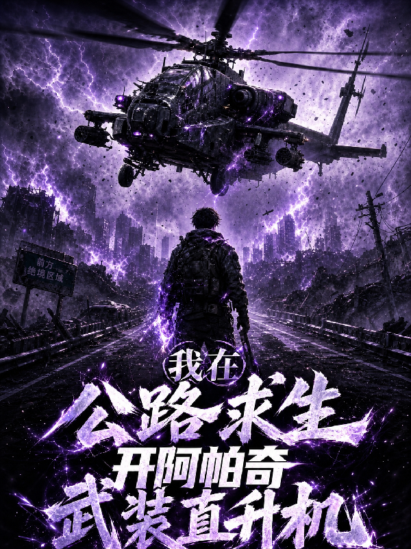 我在公路求生开阿帕奇武装直升机
