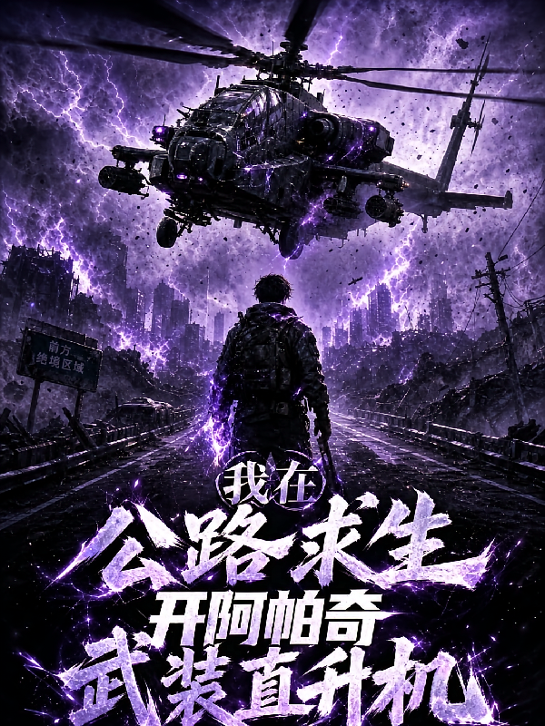 我在公路求生开阿帕奇武装直升机