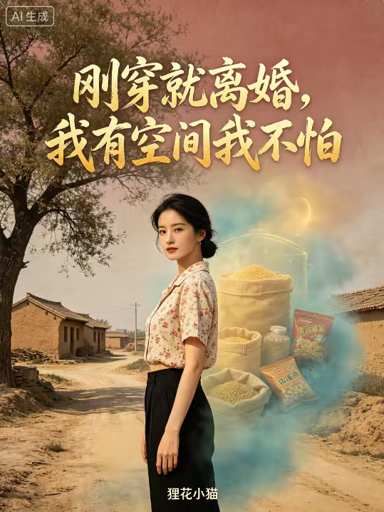 刚穿就离婚，我有空间我不怕