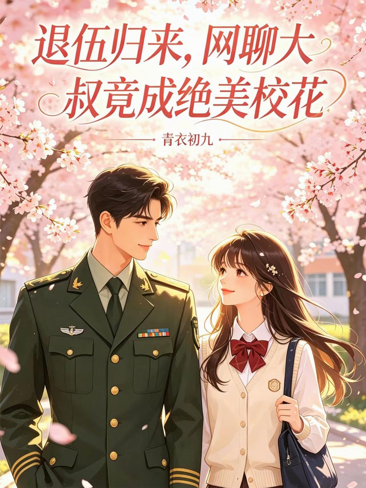 退伍归来，网聊大叔竟成绝美校花