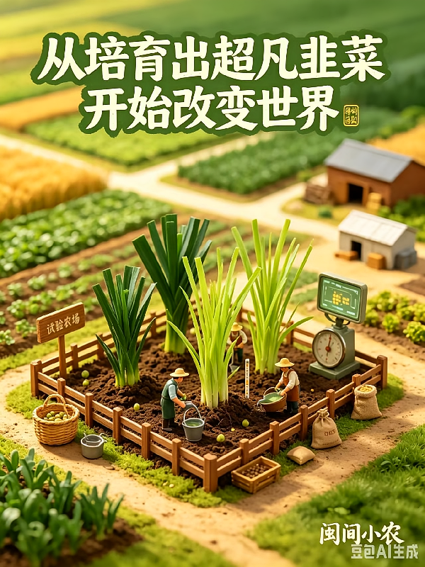 从培育出超凡韭菜开始改变世界