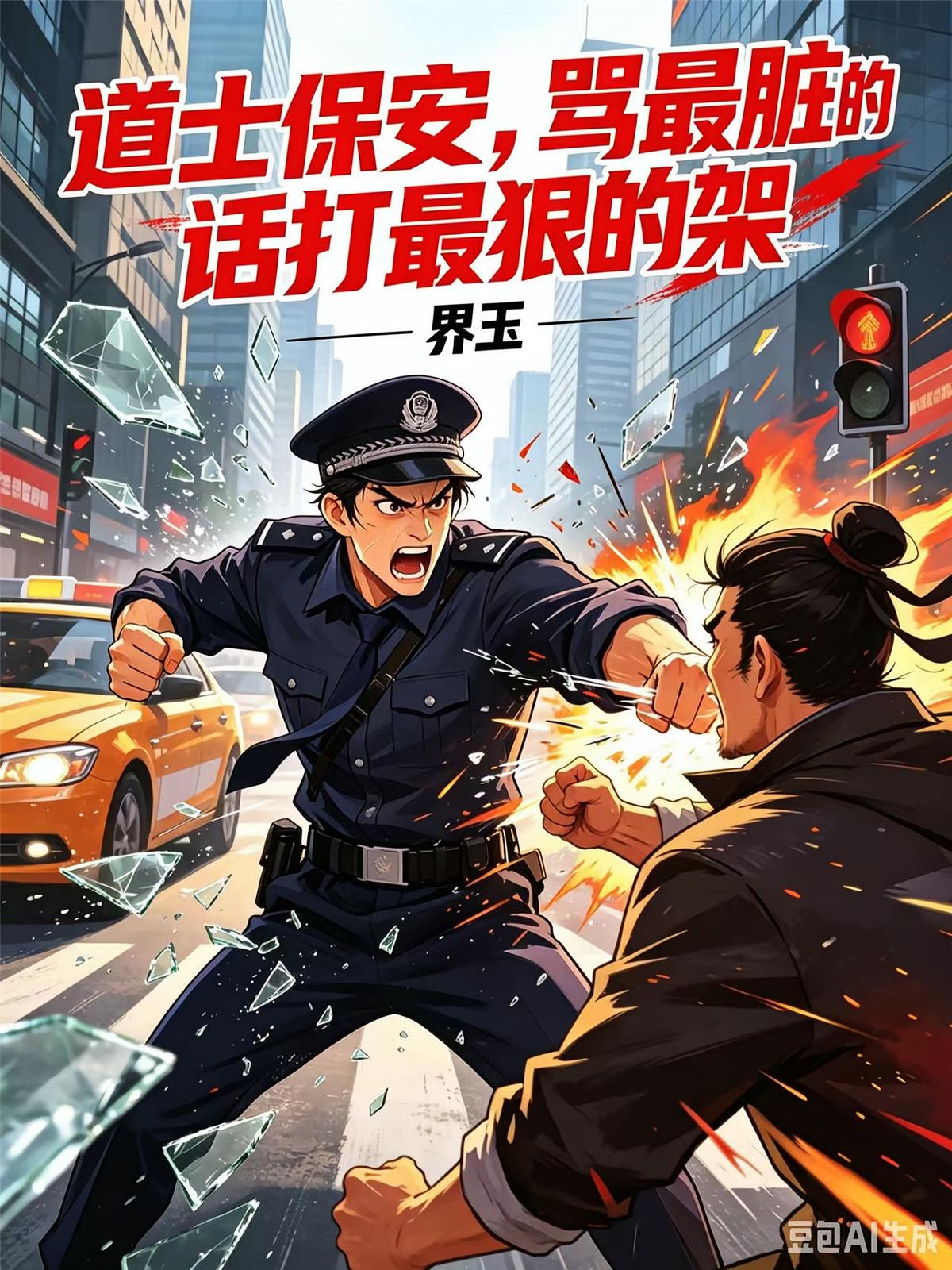 道士保安，骂最脏的话打最狠的架