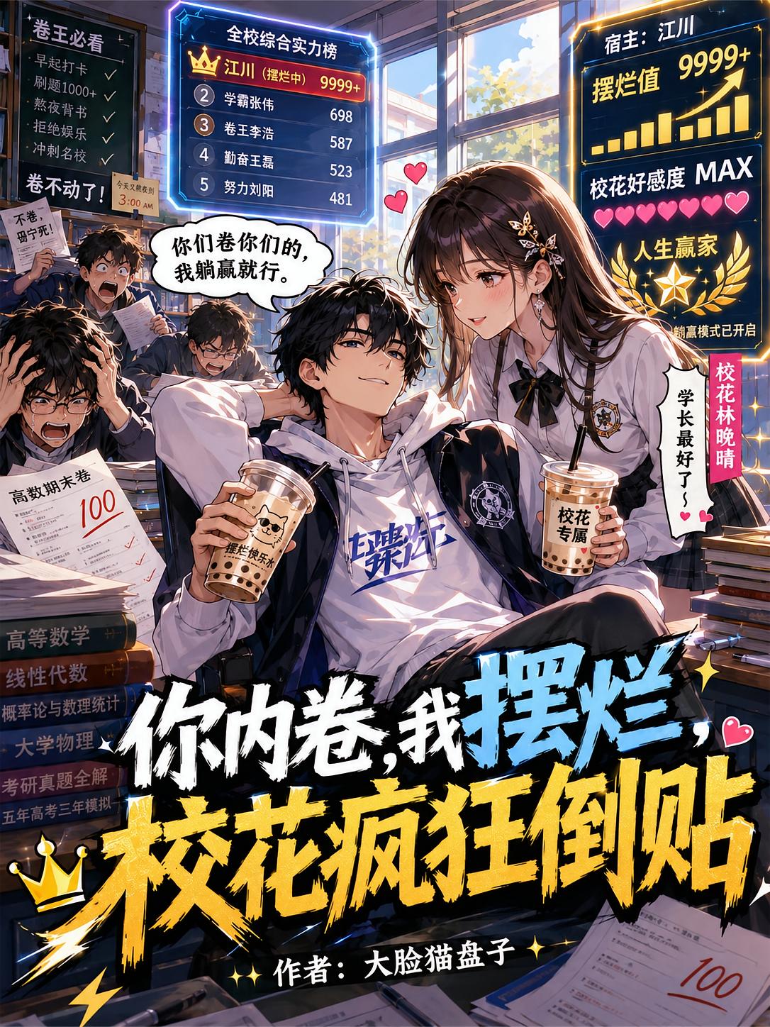 你内卷，我摆烂，校花疯狂倒贴