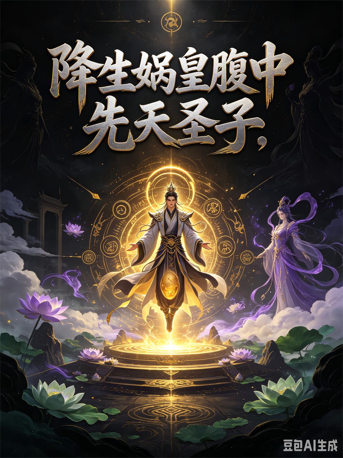 洪荒：降生娲皇腹中，先天圣子