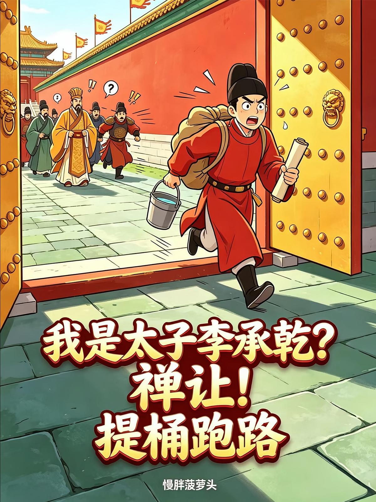 我是太子李承乾？禅让！提桶跑路