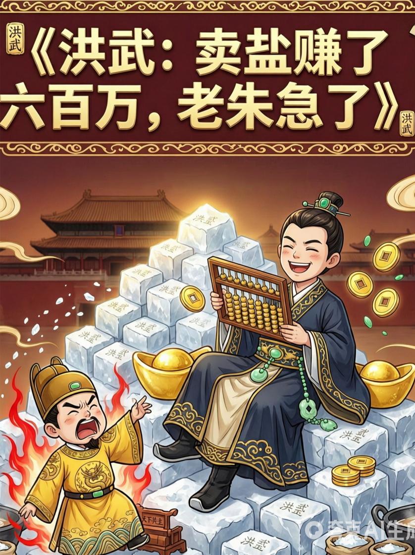 洪武：卖盐赚了六百万老朱急了