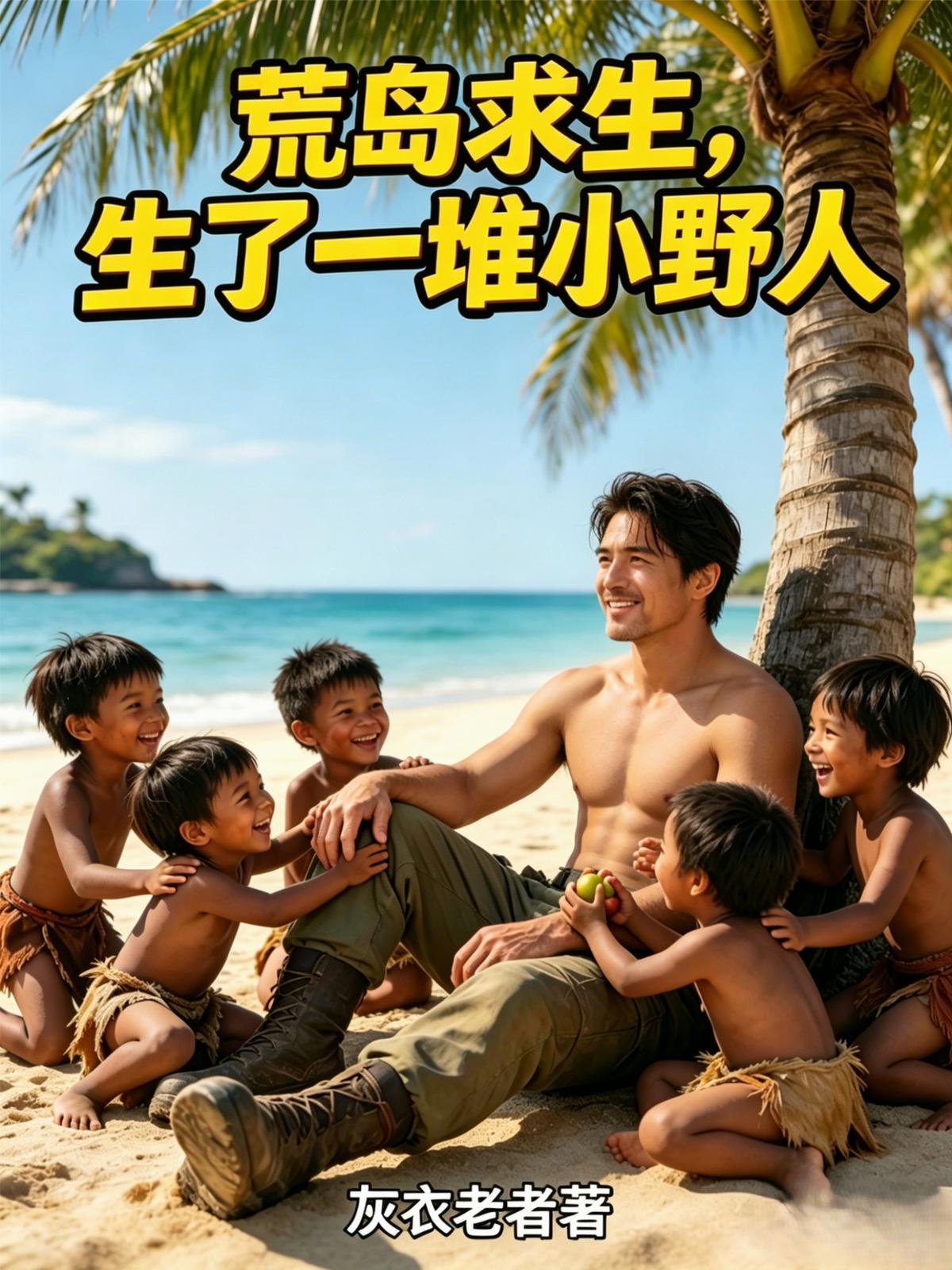 荒岛求生，生了一堆小野人