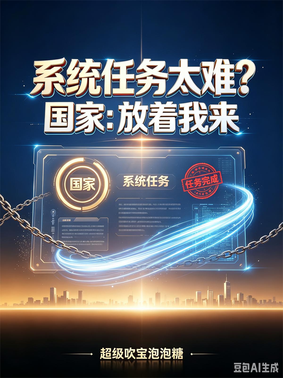 系统任务太难？国家：放着我来