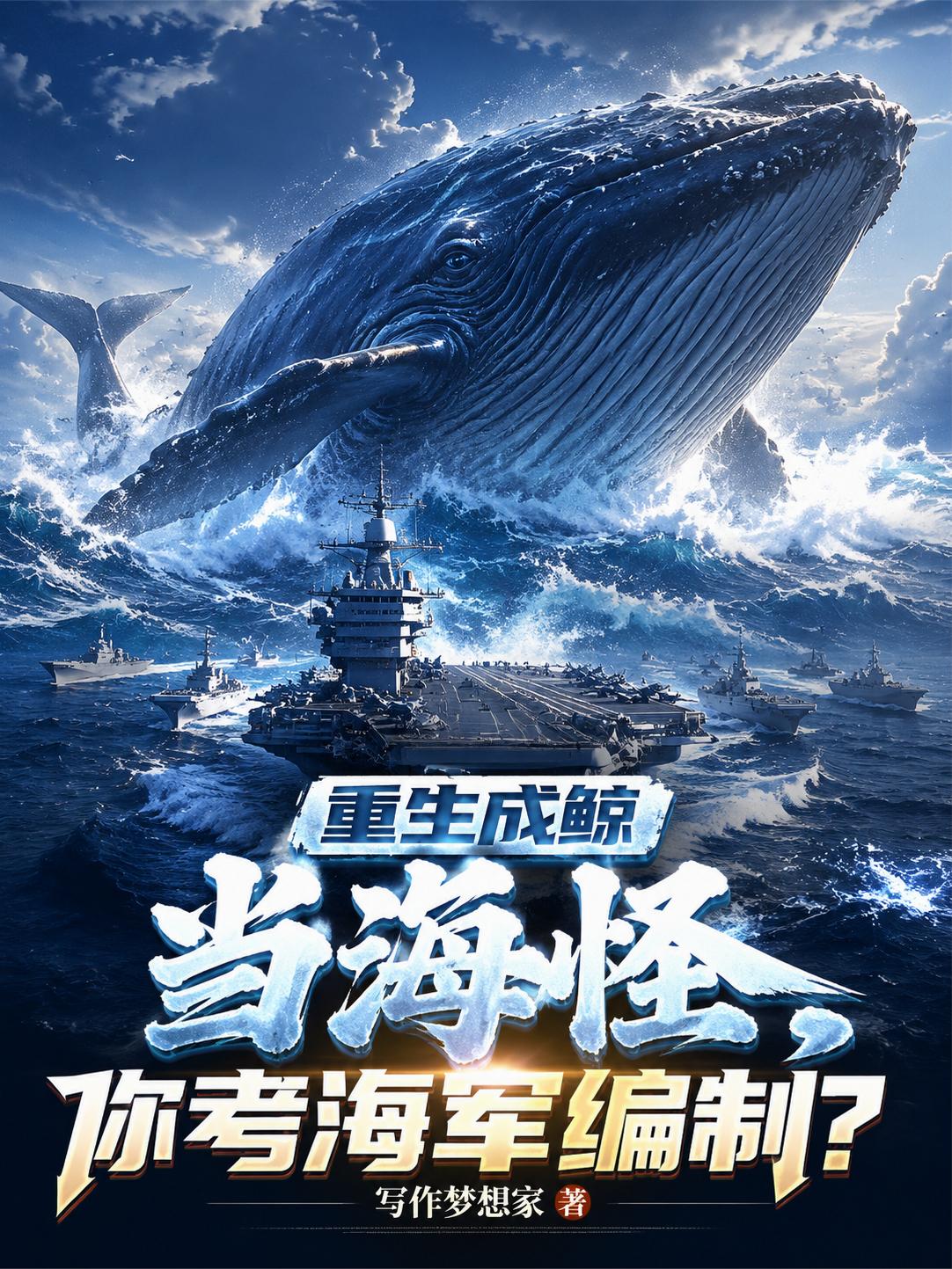 重生成鲸当海怪，你考海军编制？