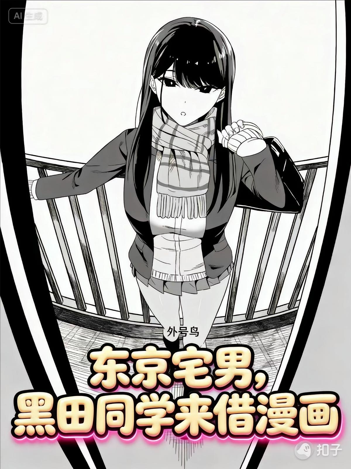 东京宅男，黑田同学来借漫画