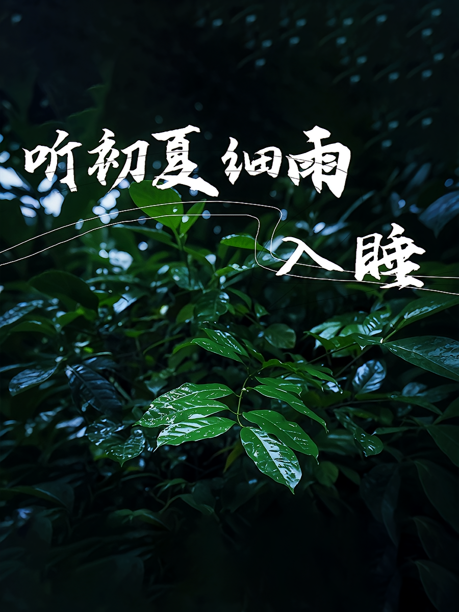 听初夏细雨入睡：雨声助眠睡得香