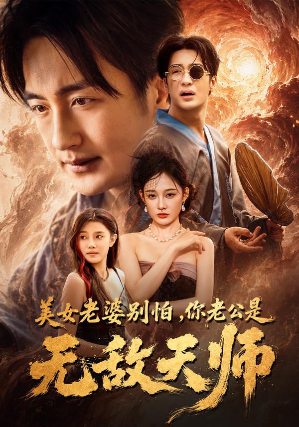 短剧《美女老婆别怕，你老公是无敌天师》海报