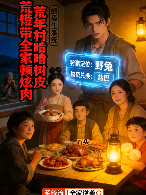 荒年全村啃树皮我带全家顿顿炫肉