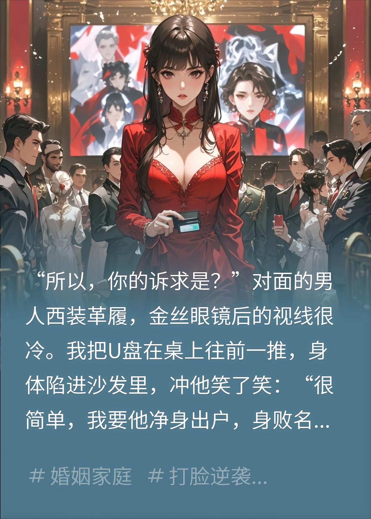 结婚纪念日，我把老公和闺蜜小电影在家族宴会上公映了