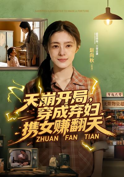 短剧天崩开局，穿成弃妇携女赚翻天海报