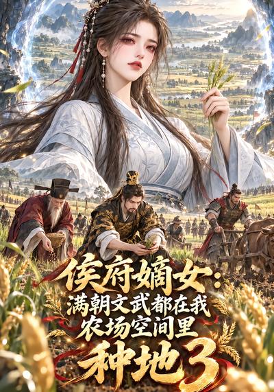 漫剧《侯府嫡女：满朝文武都在我农场空间里种地3》海报