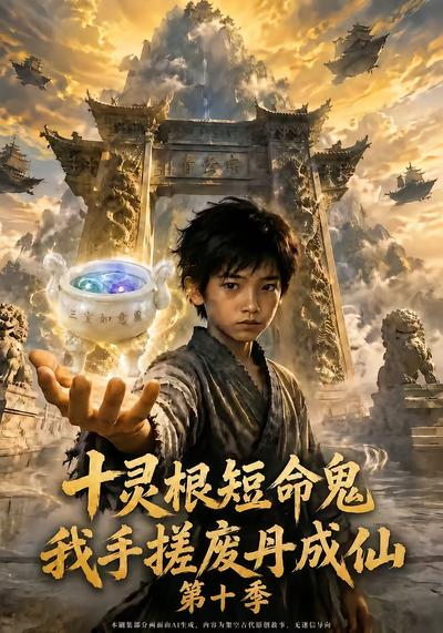 漫剧《十灵根短命鬼？我手搓废丹成仙第十季》海报