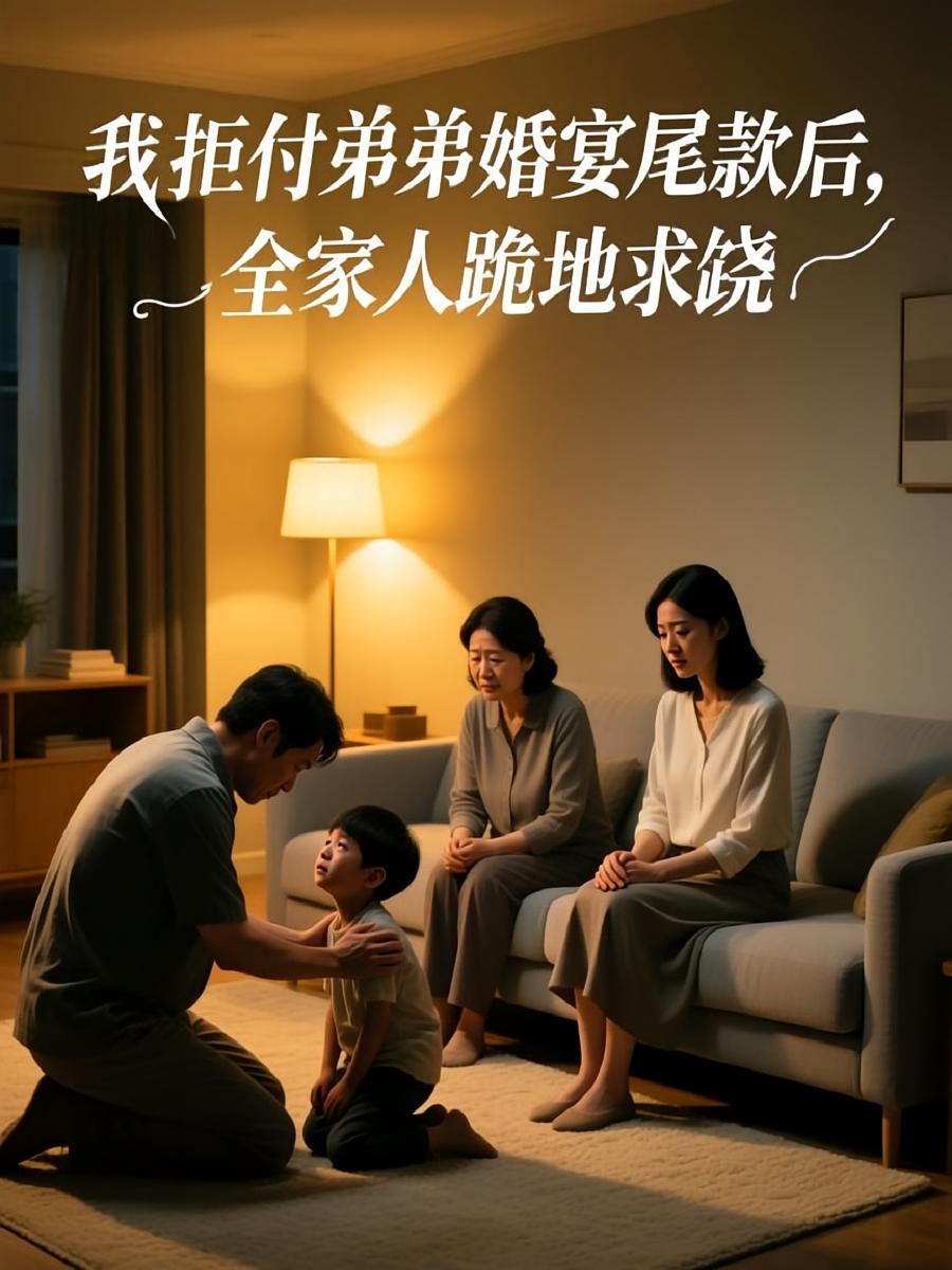 我拒付弟弟婚宴尾款后，全家人跪地求饶