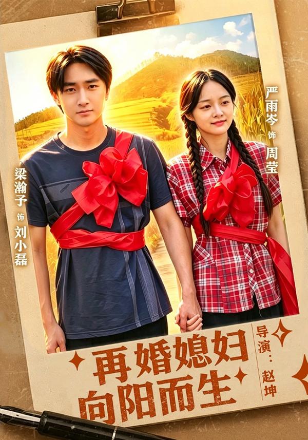 短剧《再婚媳妇，向阳而生》海报