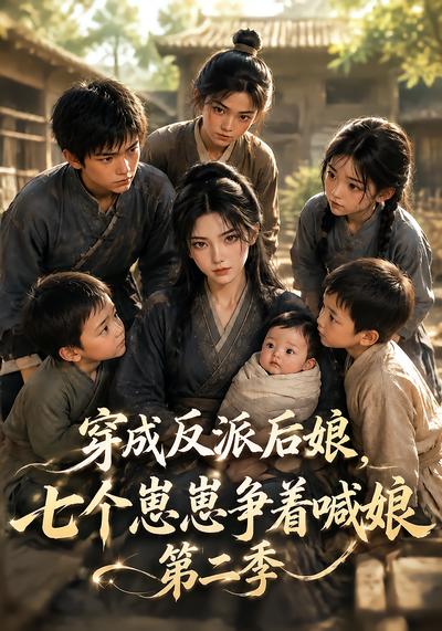 穿成反派后娘，七个崽崽争着喊娘第二季封面