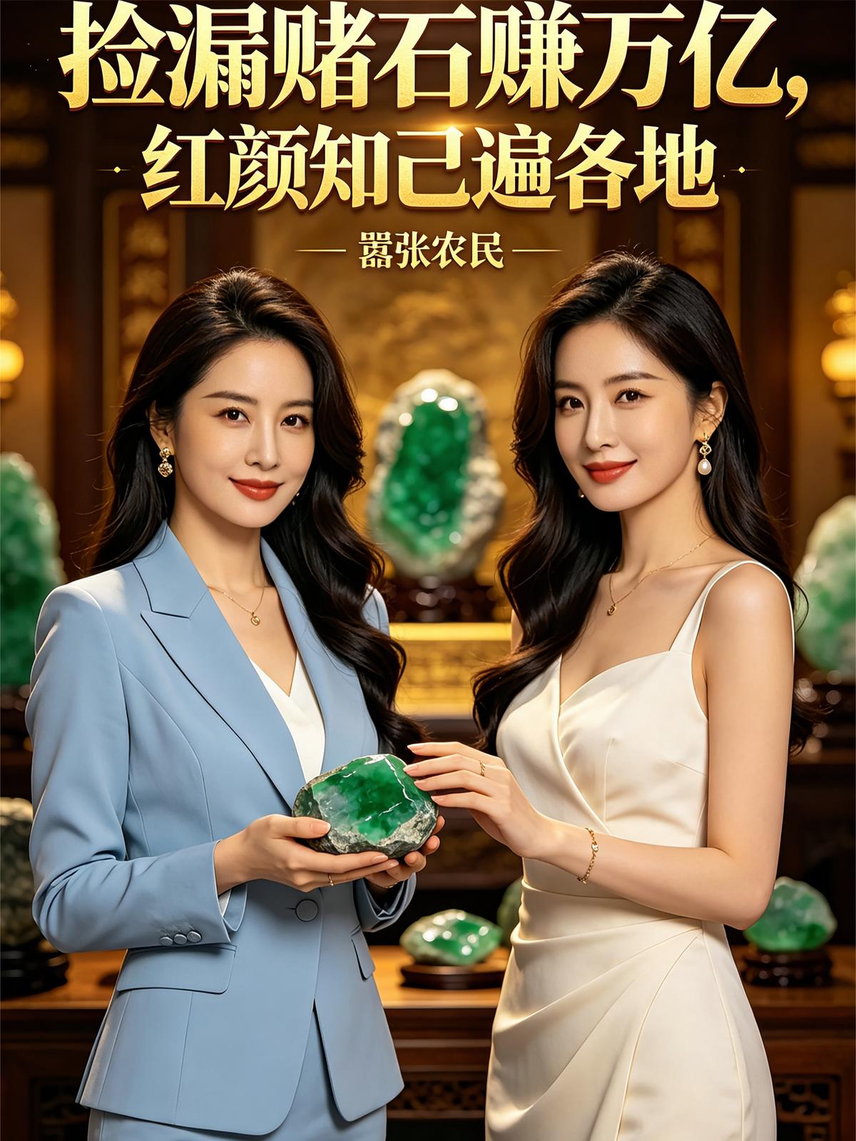 捡漏赌石赚万亿，红颜知己遍各地