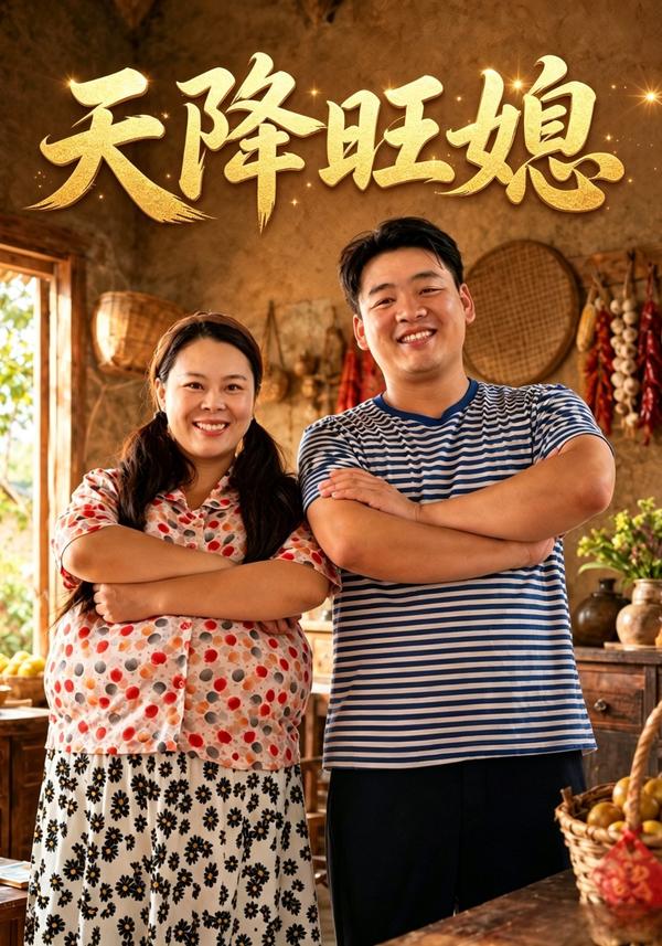 短剧《天降旺媳》海报