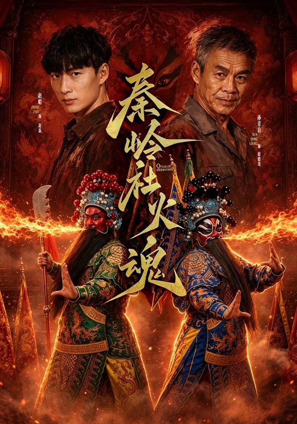 短剧《秦岭社火魂》海报