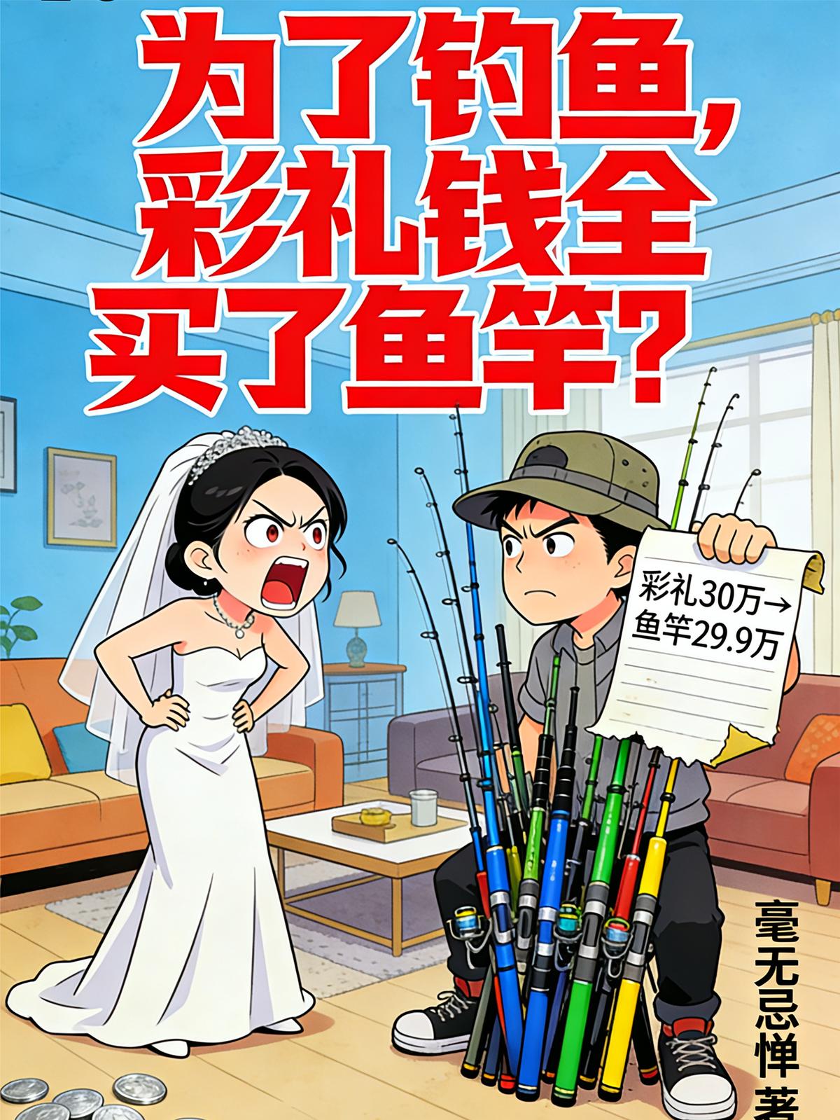 为了钓鱼，彩礼钱全买了鱼竿？