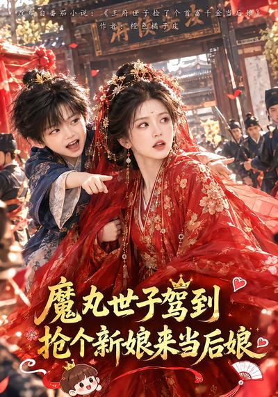 魔丸世子驾到，抢个新娘来当后娘封面