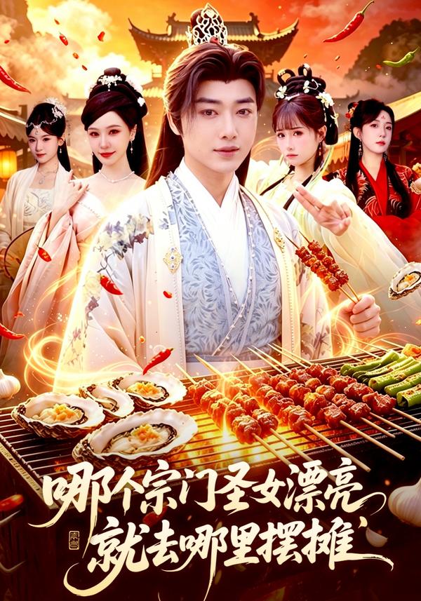 短剧哪个宗门圣女漂亮，就去哪里摆摊海报