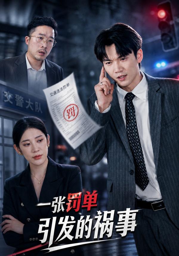 短剧《一张罚单引发的祸事》海报