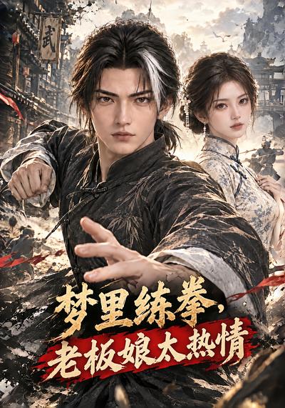 漫剧《梦里练拳，老板娘太热情》海报