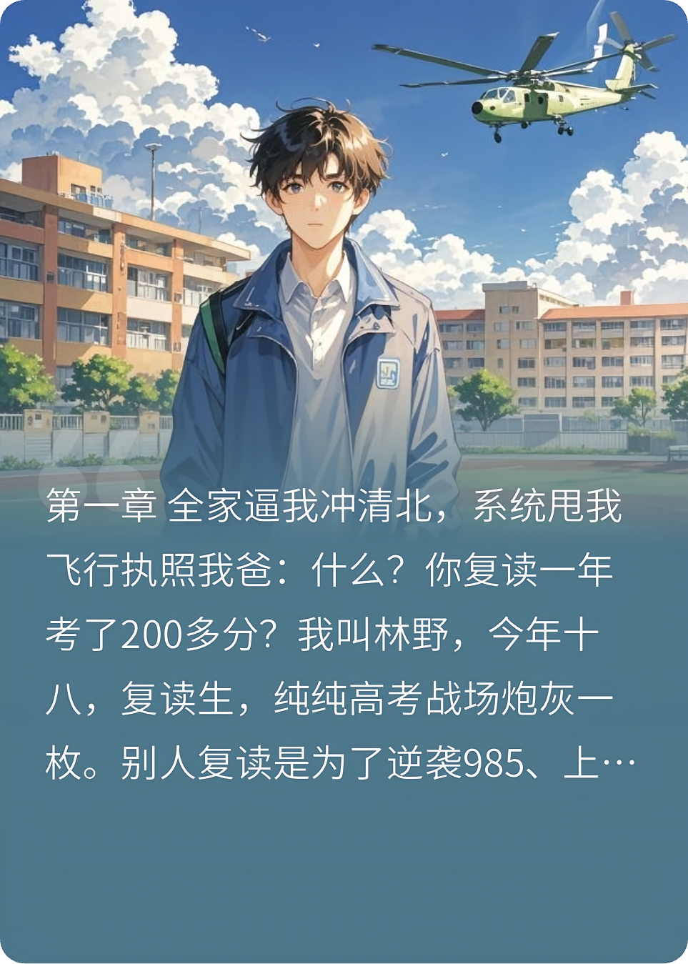复读被喊冲清北，我转头成了王牌飞行员