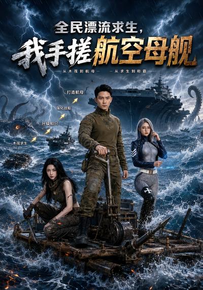 全民漂流求生，我手搓航空母舰 - 在线观看