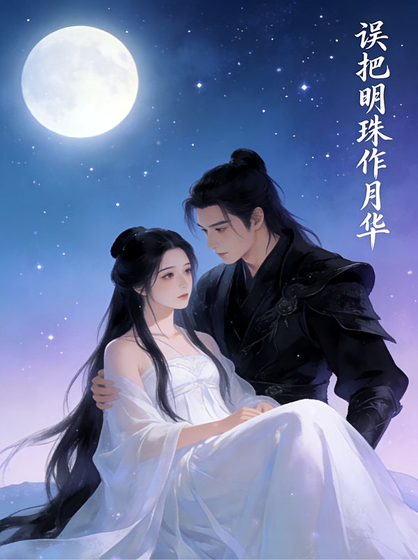 误把明珠作月华