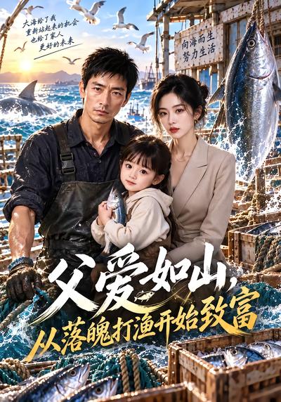 父爱如山，从落魄打渔开始致富封面