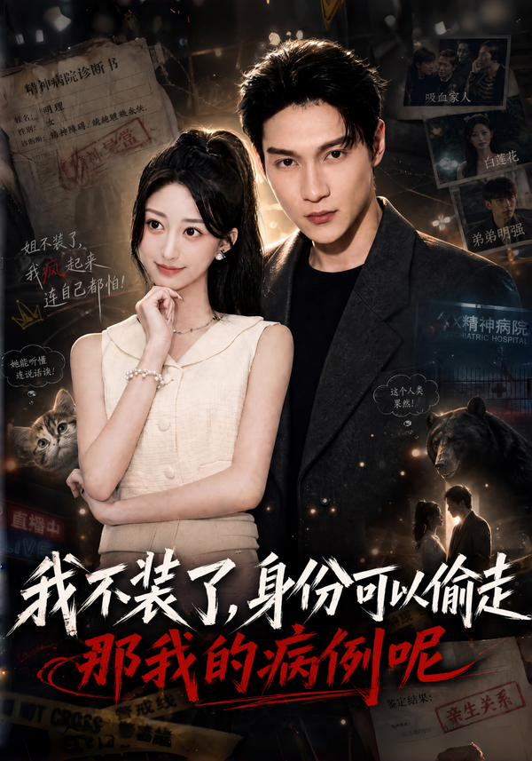 短剧《我不装了身份可以偷走那我的病例呢》海报