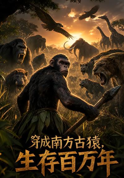 穿成南方古猿，生存百万年！ - 在线观看