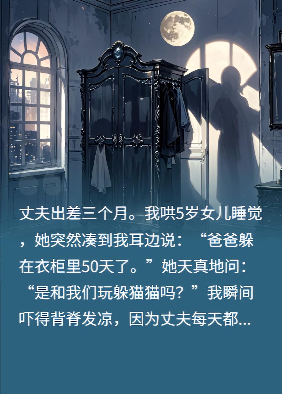 老公出差三个月，女儿却说她爸一直在衣柜？