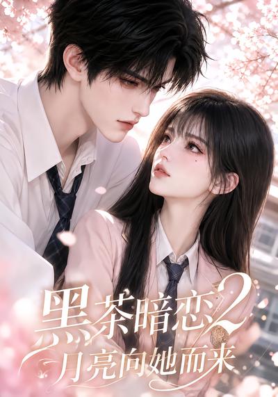 漫剧《黑茶暗恋2：月亮向她而来》海报