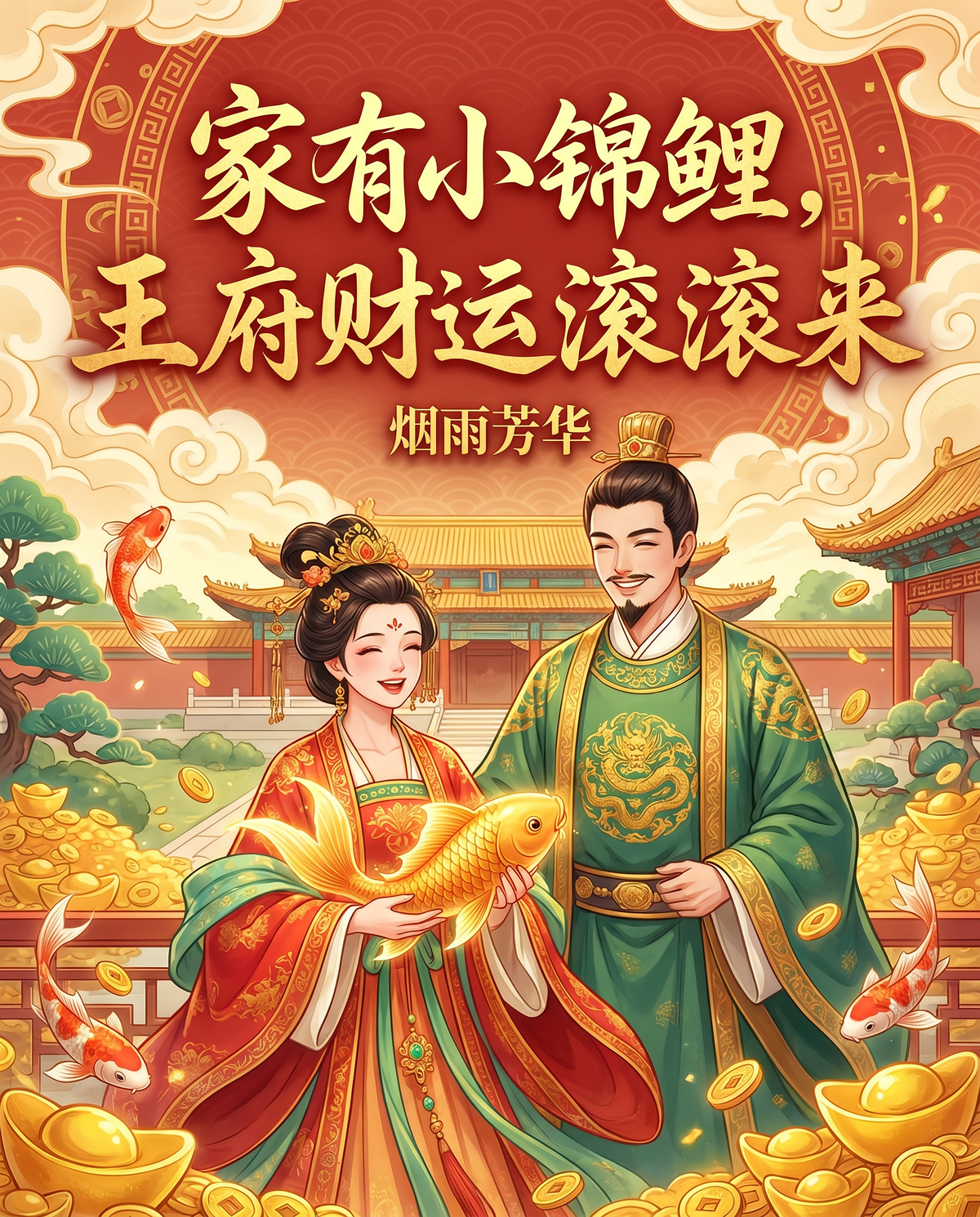 家有小锦鲤，王府财运滚滚来