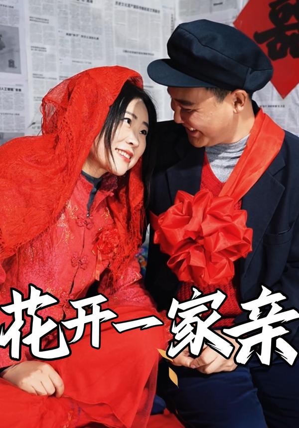 短剧花开一家亲海报